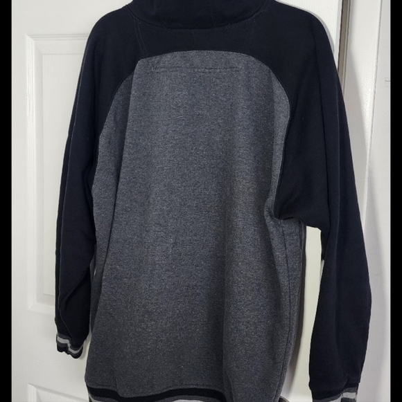 Perdue Pro Player Mens XL gray and black sweatshirt jacket full zip with hood - Picture 9 of 9